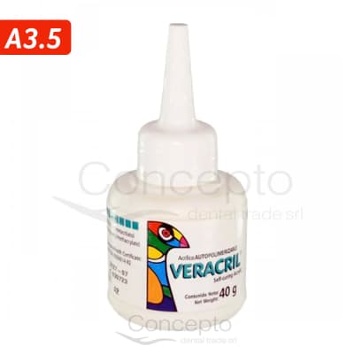 Acrilico P/Corona Autocurado A3.5 Veracril X 40 Grs.