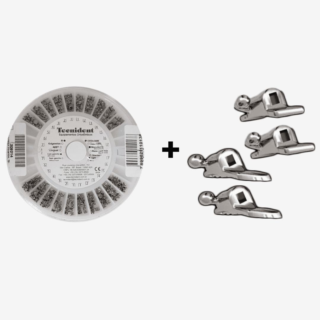 COMBO RUEDA METALICA + 4 TUBOS X10 TECNIDENT