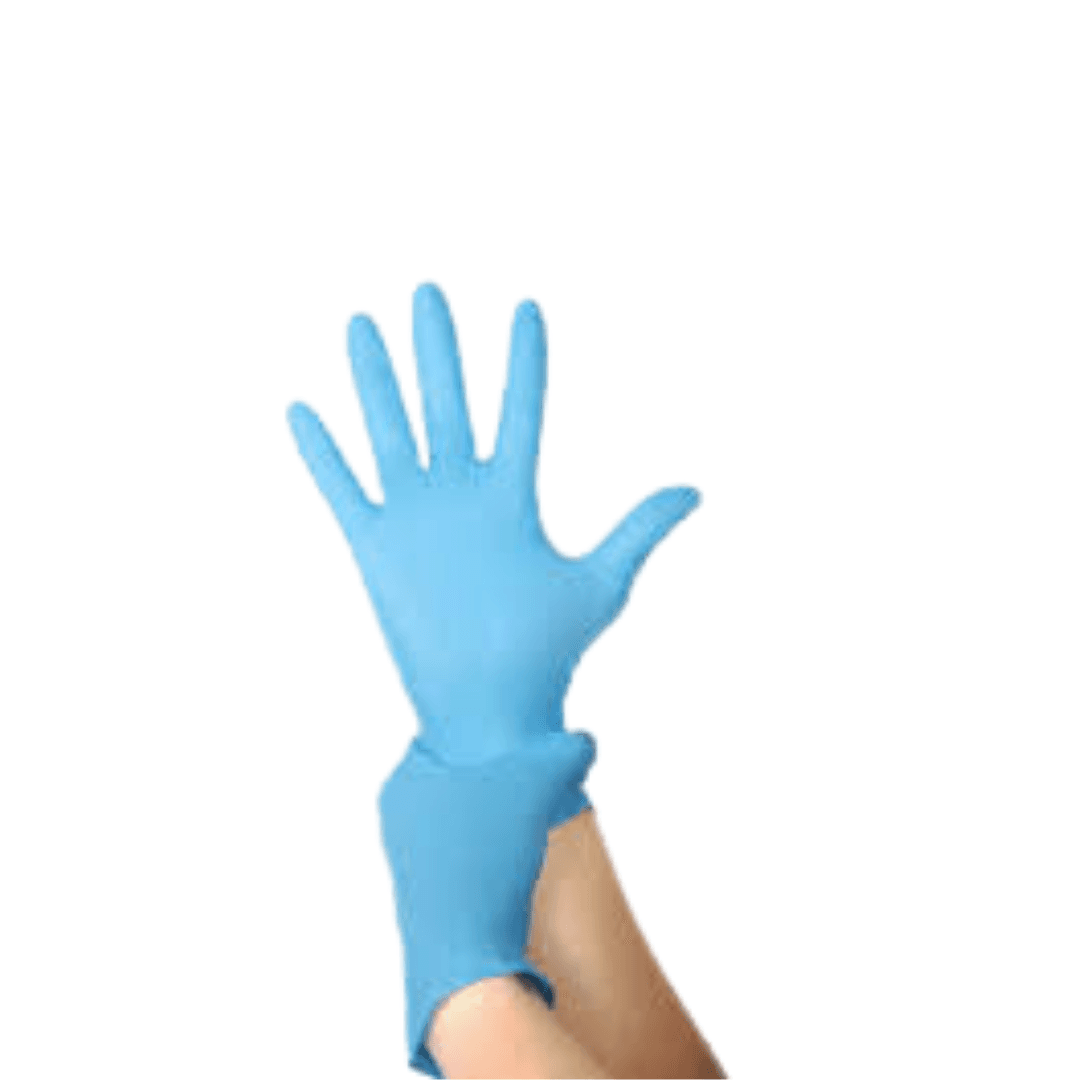 GUANTES NITRILO EUROMIX X100 X-SMALL AZUL