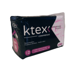 COMPRESAS X50 K-TEX PRO2 NEGRA