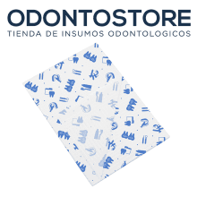 Baberos estampados premium x 50u. Azul. Evoden