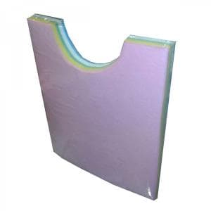 Baberos de friselina colores surtidos x 100 unidades