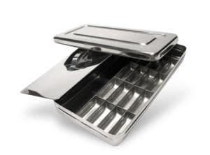 Caja de acero inoxidable endodontica