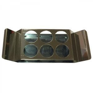 Porta vasos dappen metalico