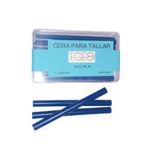 Cera en barra azul para tallar x unidad