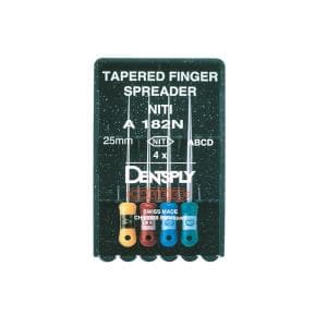 Espaciador Maillefer conico ABCD niti (caja negra) en 25 mm