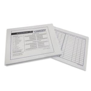 Fichas horizontales x 50 unidades