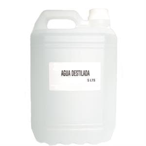 Agua destilada x 5 lts