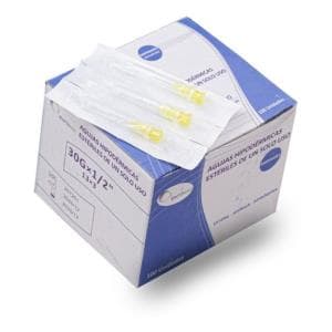 Agujas 13/3 30Gx1/2 x 100 unidades