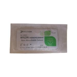 Agujas con hilo de sutura Dochem x unidad nylon