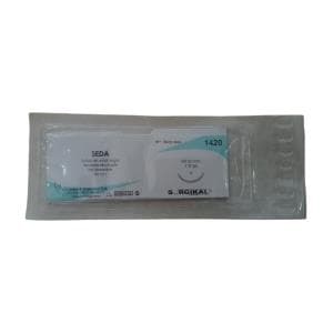 Agujas con hilo de sutura Surgical x unidad seda