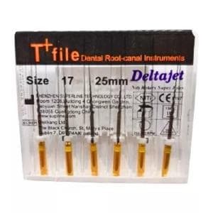 Limas Deltajet T+ Files gold #17 en 25 mm (rotatorias)