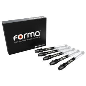 Composite Ultradent Forma kit caja negra 5 jeringas