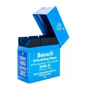 Papel de articular Bausch 200 micras (azul) x 300 hojas