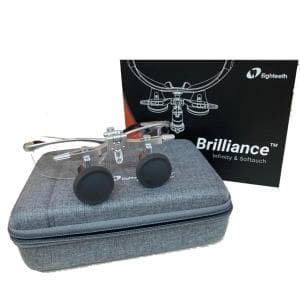 Lupa Brilliance 400 mm negra 3x (2 bisagras)