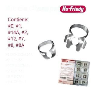 Clamps Hu Friedy RDCSET kit x 8 unidades