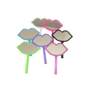 Espejo con mango boca