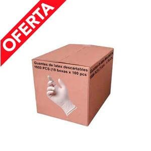 Guantes latex - S cajon x 10 cajas