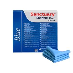 Goma dique Santuary azul 6x6 x 36 unidades